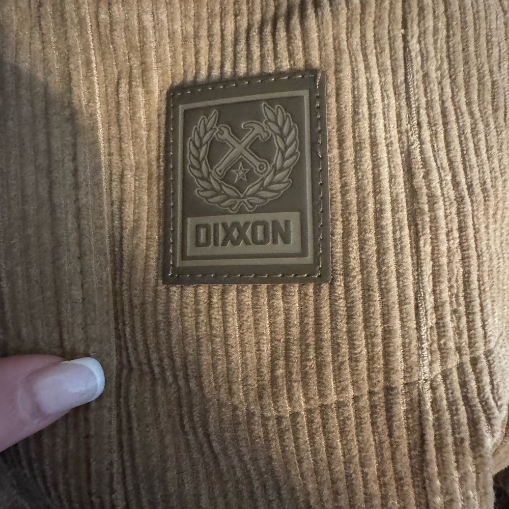 BNIB Dixxon Brown Roper Corduroy Sherpa Lines Men’s Jacket Size Small - Picture 3 of 4